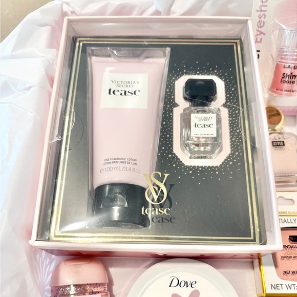 Pink Victoria’s Secret Tease Gift Set Self Care Bundle 12+ Pc Beauty Spa Box - Picture 3 of 6